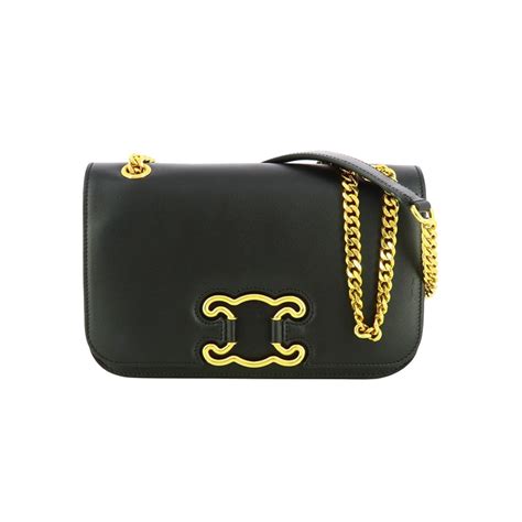 sac celine triomphe cuir.